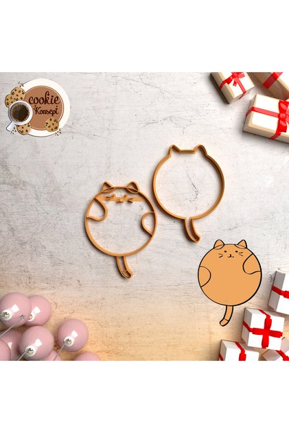 Cat Polymer Clay Mold | Play Dough, Fondant & Clay Compatible # 626