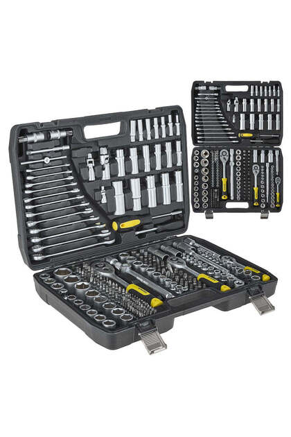Set chei tubulare Home, 216 piese, 1/4", 3/8" și 1/2", K00099