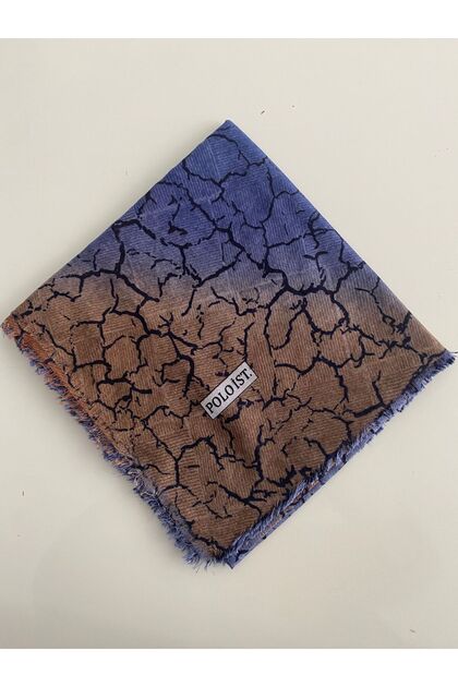 Marbled Pattern Cheesecloth Writing