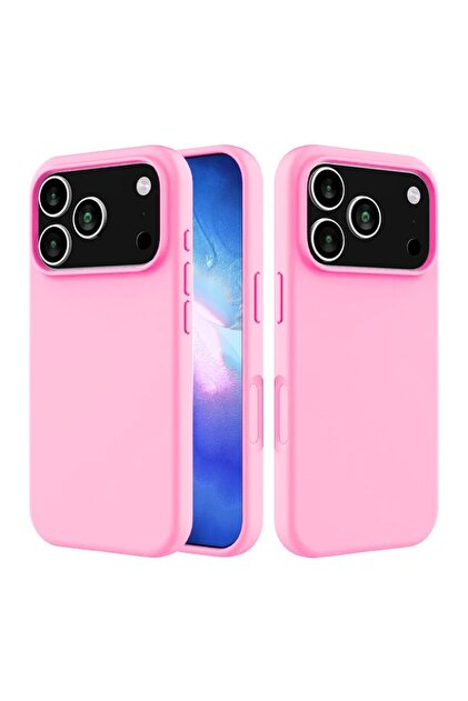 HANPORIUM Apple iPhone 17 Pro Max Uyumlu Silikon Kılıf - Pastel