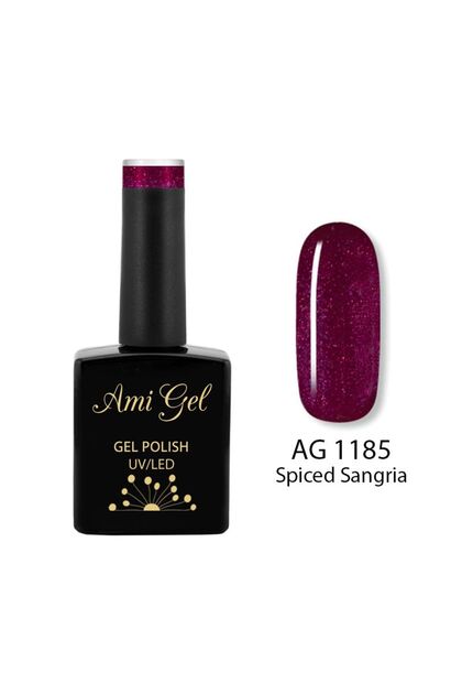Oja Semipermanentă - Culoare Gel Multicoloră - The One Spiced Sangria AG1185 14ml - Ami Gel
