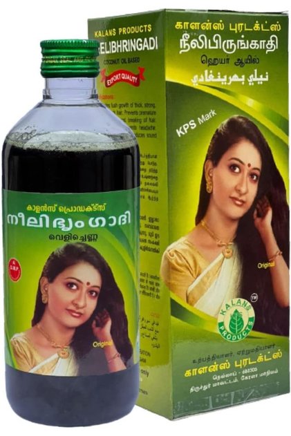 KALANS PRODUCTS NEELIBHRINGADI HAIR OIL COCONUT OIL BASED