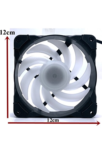 gaman (3'LÜ SET) Stalker Warrior RGB ice Cube l 120 RGB Kasa Fanı