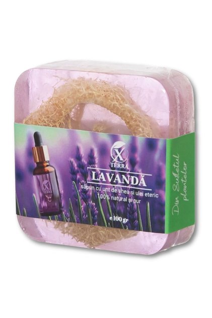 Săpun handmade | Lavandă, Centella & Acid Hialuronic | 100g | XTERRA®