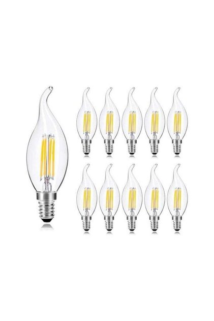 Candle Chandelier Bulb 4W Set of 10
