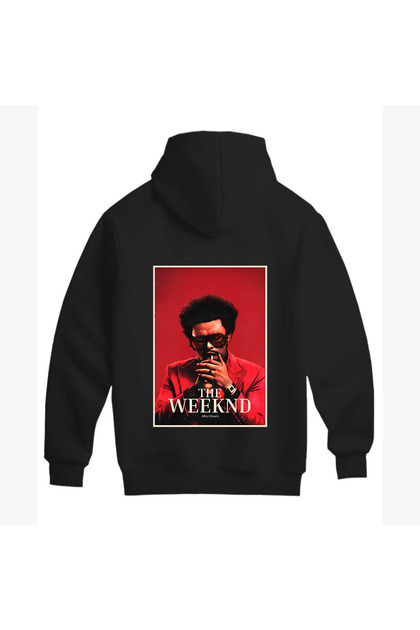 Създадена за феновете на The Weeknd! Унисекс памучна блуза с дизайн на The Weeknd