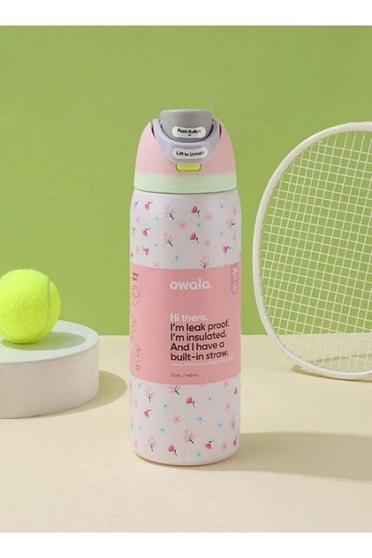 Insulated Stainless Steel Water Bottle With Straw For Sports Travel And School BPA Free Sports