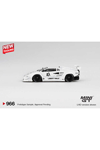 mini gt 1:64 Lamborghini Countach LB-WORKS White 2024 Tokyo Auto