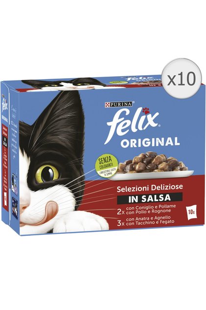 Hrana umeda pisici Purina Selectie Delicioasa mix 10 x 85g