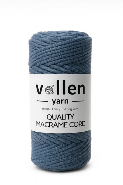 250Gr, Taranan Macrame Yarn, 3mm Single Twist, Macrame Knitting Yarn, Taranable Cotton Macrame