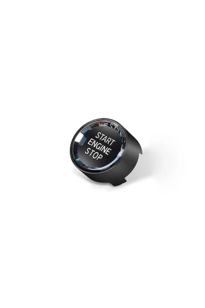 Capac buton Start Stop Crystal compatibil cu BMW Seria F, Negru
