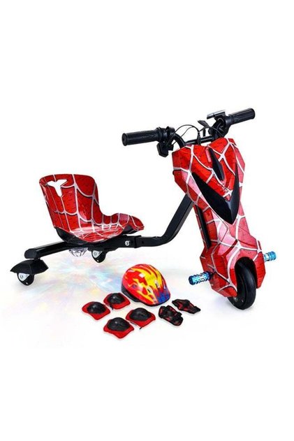 Electric Scooter for Drifting, Kids' Length-Adjustable 3-Wheel Drifting Trike, 36V Drifting Trike,