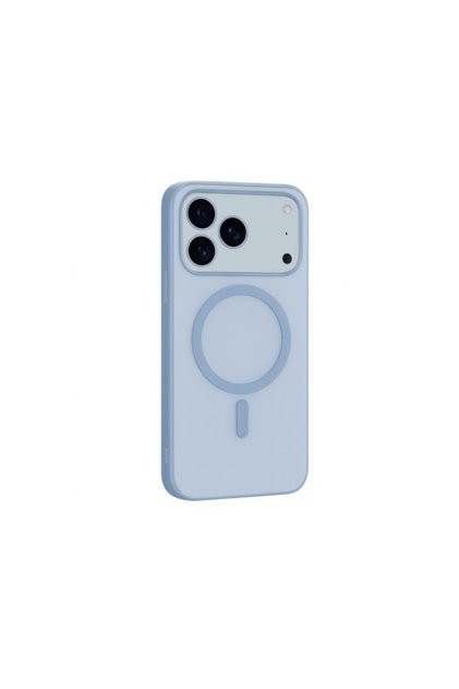 Carcasă MagSafe Ultra Slim pentru iPhone 17 Pro, plastic subțire, compatibilitate cu încărcarea wireless, albastru deschis