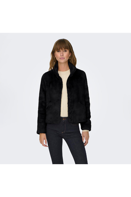 Vida Life Kadın Siyah Polar Ceket (15295423-B)