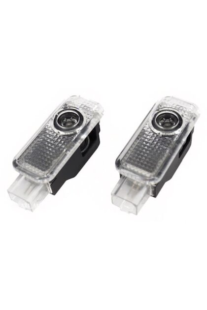 Set 2 Bucati Emblema Logo LED Portiera dedicata Marca Auto Audi, BZRSH®, Audi A3, A4, A5, A6, A7, Q