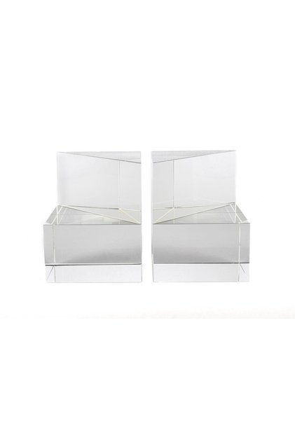 Clear Book Holder 20X10X12Cm