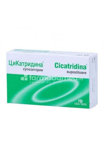 Supozitoare Cicatridina, 10Sup, Farma Derma