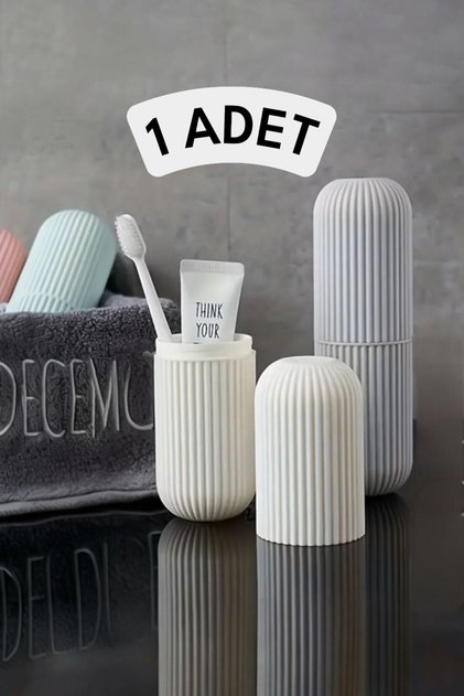 1 Adet Diş Fırçalık Seyehat Smart Saklama Kabı Çok Amaçlı Organizer