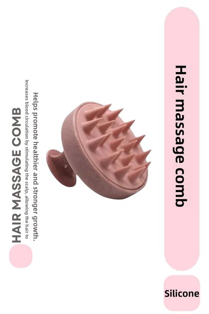 Silicone Scalp Massaging Shampoo Comb, Hair Care Brush