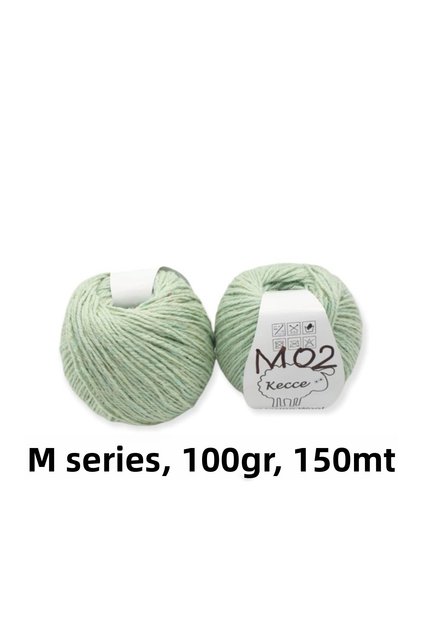 100% Natural Goat Wool 100 Gr 150 Mt m Series 2 Pack