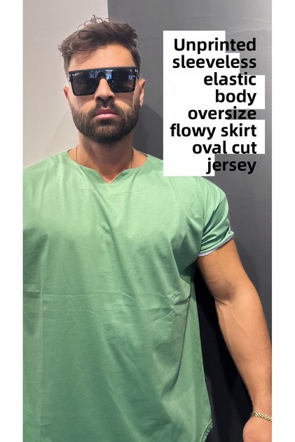 Elastic Sleeves with Large Sleeves, Oversize Cut