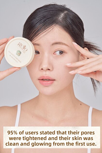 GELLO Pore Firming Egg White Mask - Egg White Pore Mask- Trendyol