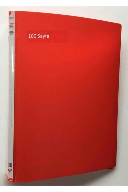 Presentation File 100 Pieces - Red