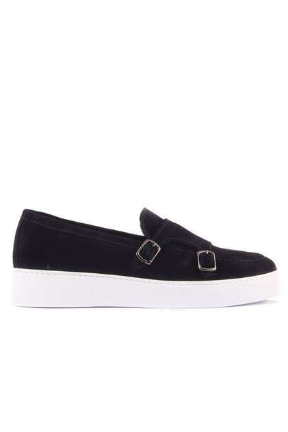 - Dark Navy Blue Suede Leather Men's Casual Shoes 101-2301001065