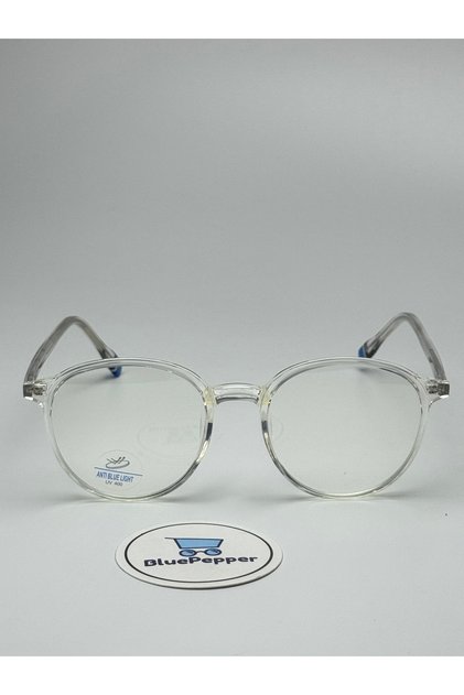 Translucent Model Transparent Blue Light Protected Computer Screen Glasses Blueblock