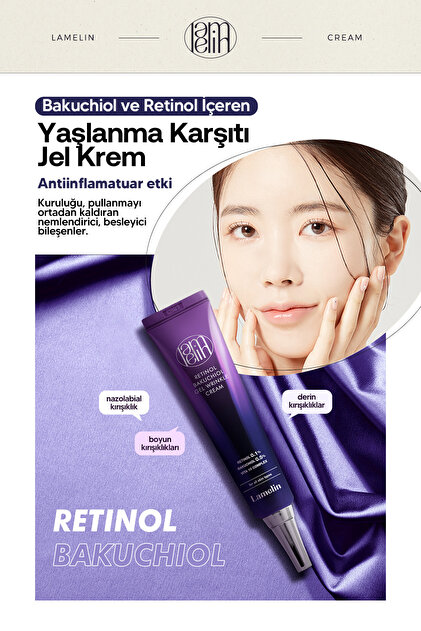 Lamelin Kırışıklık Ve Leke Karşıtı Formül Retinol & Bakuchiol Jel