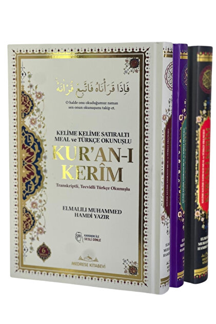 Medrese Kitab Evi 6 Özellikli Okunuşlu Mealli Kuran-ı Kerim Orta