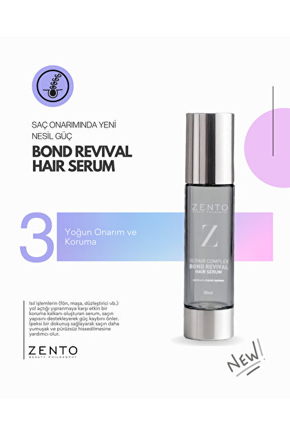 ZENTO Repaır Comlex Bond Revıval Haır Serum 50 ml - Fiyatı, Yorumları