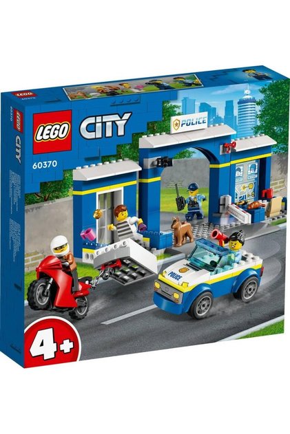 4 Yaş Ve Üzeri Çocuklar Için City Polis Merkezi Takibi 60370 Oyuncak Yapım Seti (172 PARÇA)