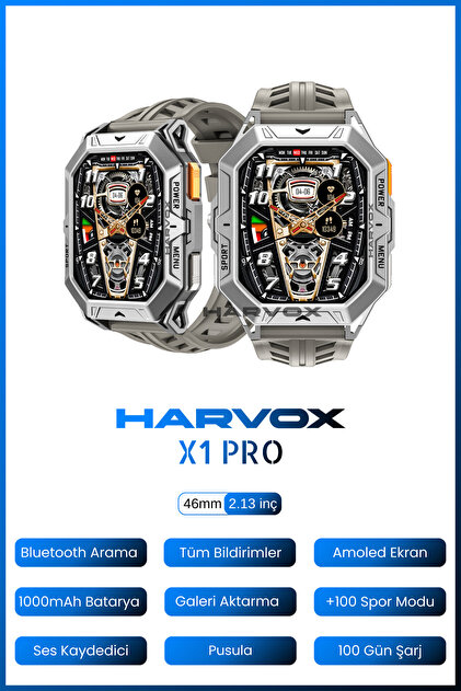 Watch X1 Pro Akıllı Saat Iphone Ve Android Tüm Telefonlara Uyumlu