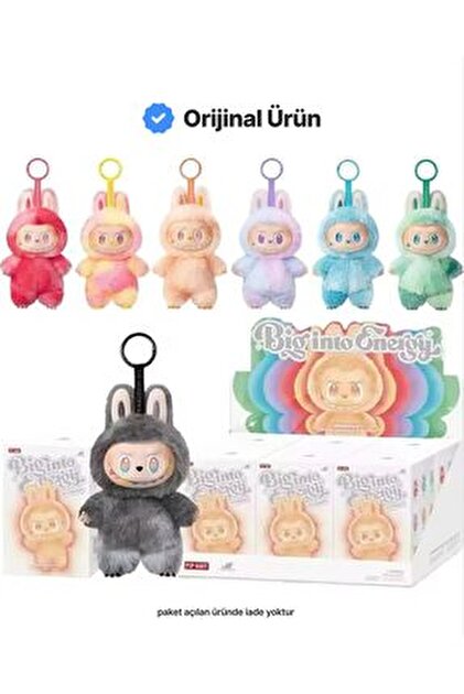 Genel Markalar Labubu Big into energy Peluş anahtarlık renk