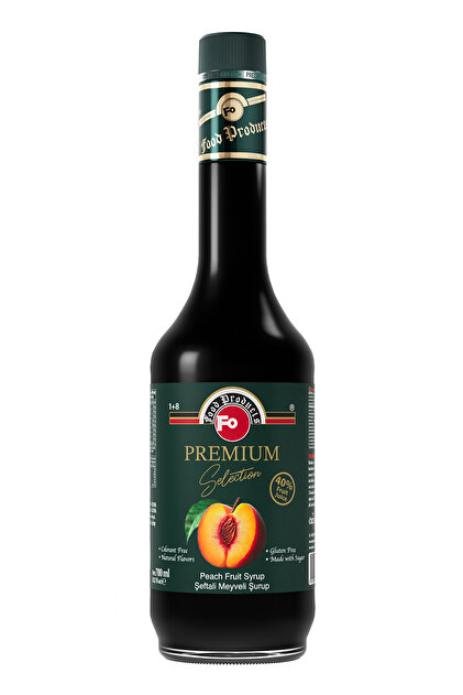 Şeftali Meyveli Şurup - Premium 700 ml