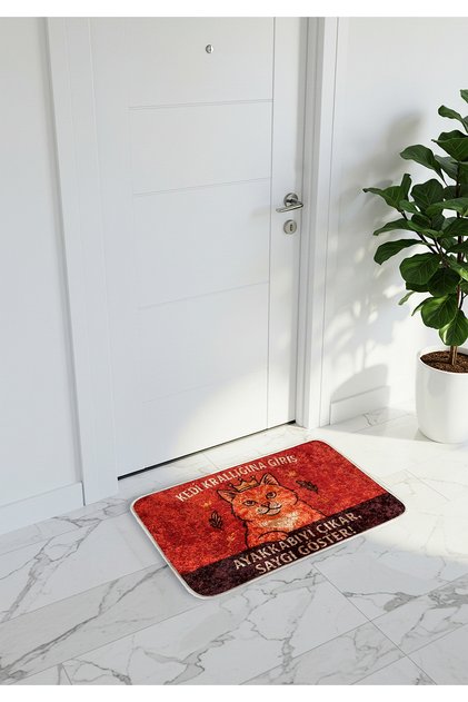 Door Mat - Humorous Mat with Cats - Decorative Mat