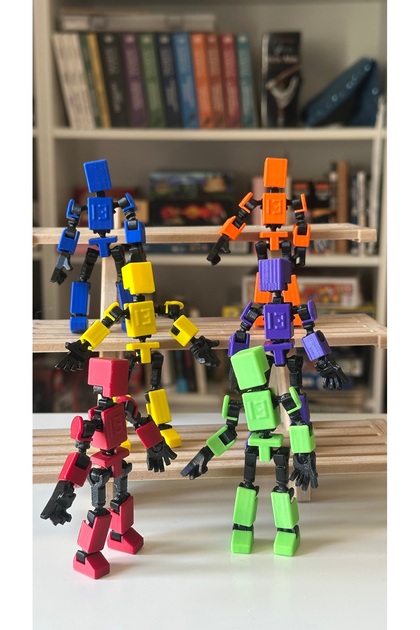 moifugyia Mini 13 Aksiyon Figürü Robot Oyuncak 8cm - 6'lı Set