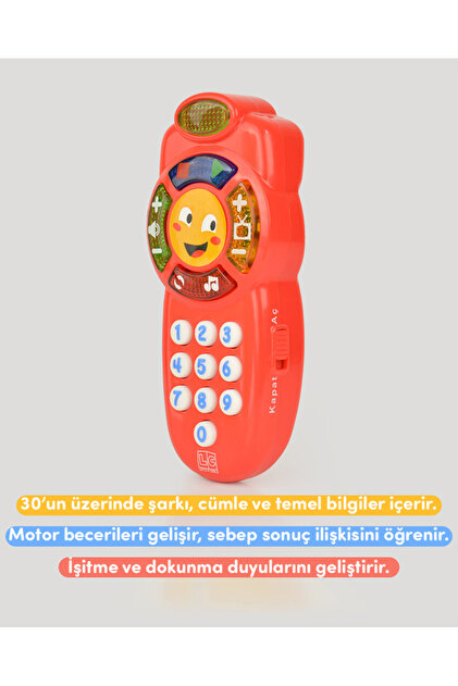let's be child Lc Eğitici Oyuncak Kırmızı Ilk Kumandam - Fiyatı