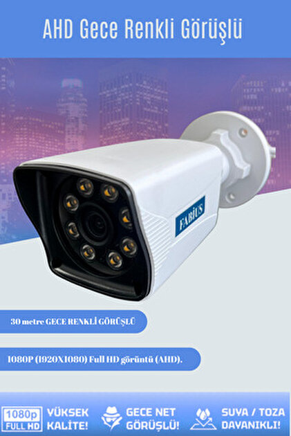 NEUTRON Tra-7210 Hd-u Güvenlik Kamerası 2 Mp Ahd Bullet Dış Ortam