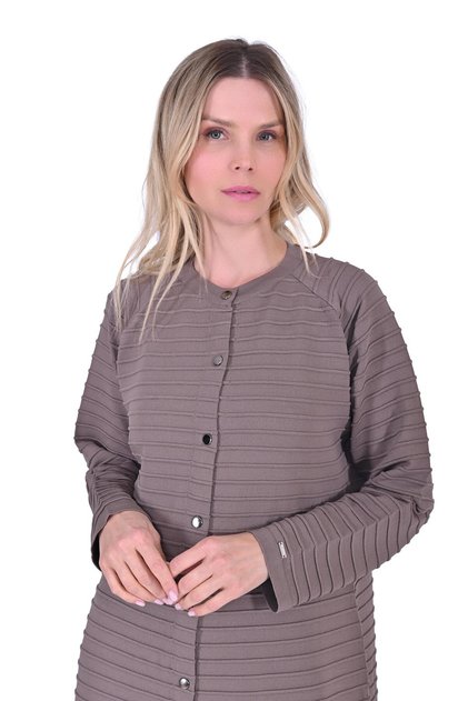 Invee 5732 Ribbed Mink Knitwear Cardigan