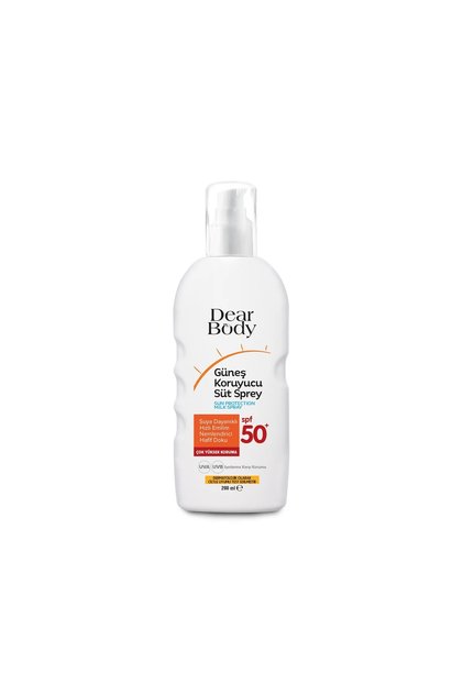 Güneş Koruyucu Süt Sprey SPF50 200 ML