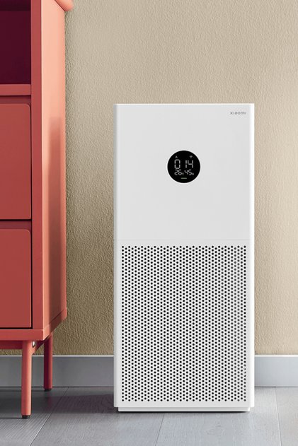 HEPA Filtreli Yüksek Hassasiyetli PM 2.5 Sensör Akıllı Hava Temizleyici, 43m2 - Lambader Hediye!