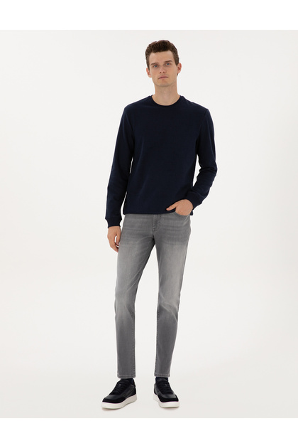 Gri Slim Fit Jean Pantolon 50315827-VR024