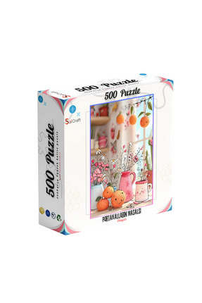 Soi Craft 500 Parça Puzzle Çiçek Aranjmanı, Mavi Ortanca ve Limon