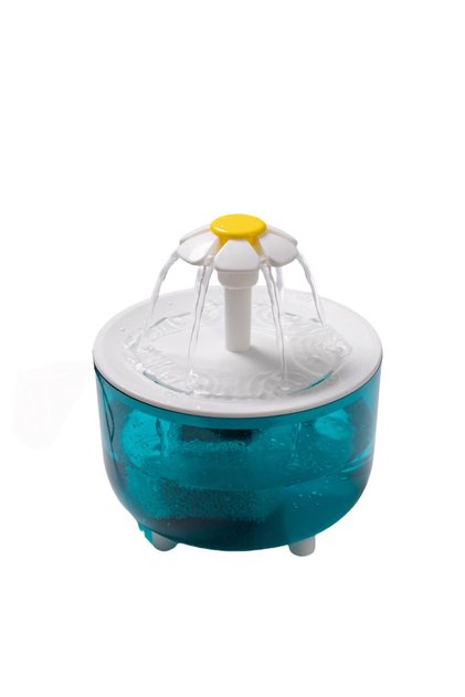 1.2L SKY BLUE Cat Water Fountain, 1.2L Recirculating Pet Water Dispenser, USB Powered, Silent, with