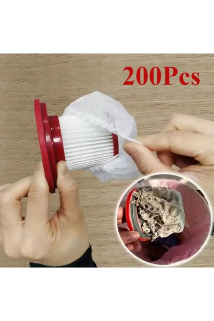50PCS 200/100/50pcs Disposable Vacuum Cleaner Filter Protective Cover Washable Non-woven Fabric for