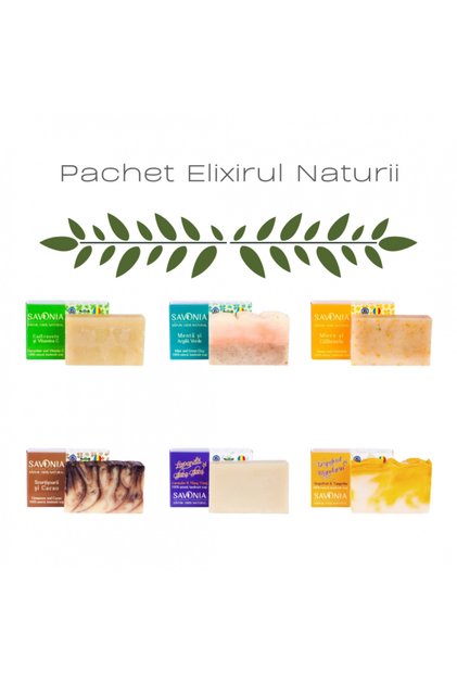 Pachet 6 Sapunuri Naturale - Elixirul Naturii