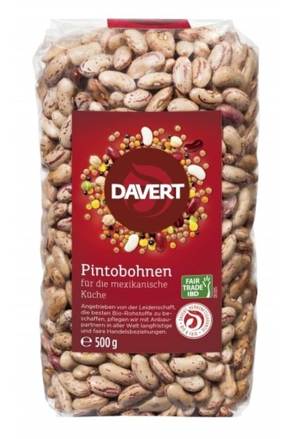φασόλια pinto 500g, Faitrade, DAVERT