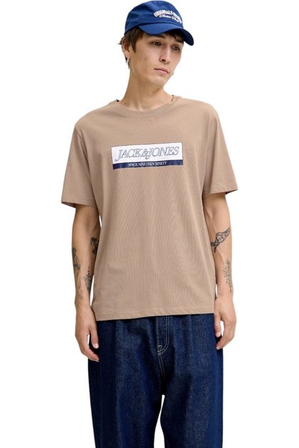 Трико JACK & JONES Inwood Block Branding - 12283628-Мока Меренге